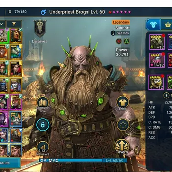 Raid: Shadow Legends Accounts Mid-Game Lv 44|952 Power|21