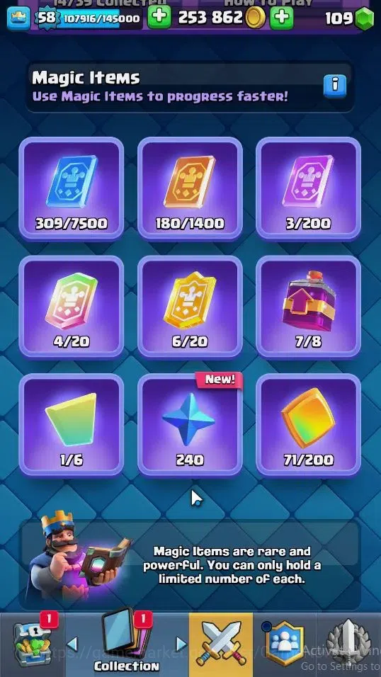 Clash Royale Accounts Lv 58|Trophy 11060|KTL 15|Limited Skin|Card 121|4  image 15