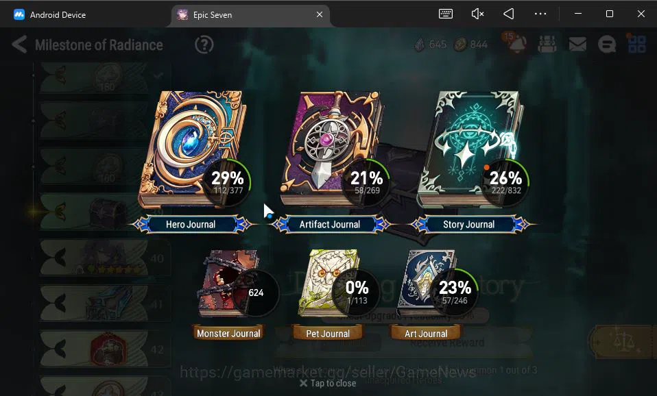 Epic Seven Accounts GBL Unverif|New Era|6 ML(Salome,DB Senya,SE Celine image 16