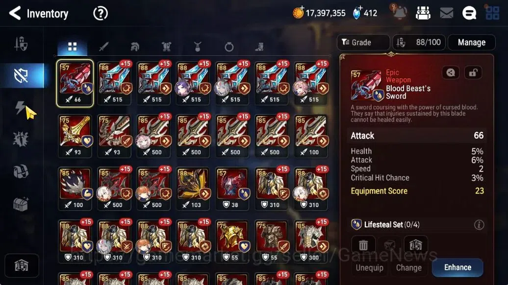 Epic Seven Accounts Limited Hero GLOBAL Unverif|New Era|5 ML[NM Luna,LR Krau,Specimen Sez]+Setsuka,TA 12