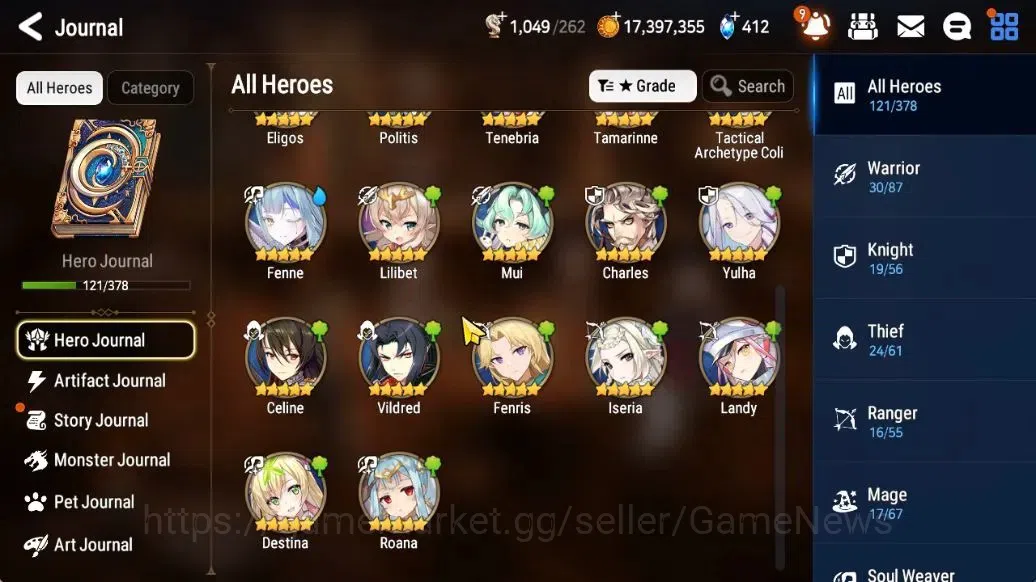 Epic Seven Accounts Limited Hero GLOBAL Unverif|New Era|5 ML[NM Luna,LR Krau,Specimen Sez]+Setsuka,TA 9