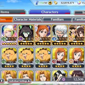 Bleach: Brave Souls Accounts High-End GLOBAL|15K Orbs|11th Ulquiora,Lv 200 Christmas 2024 Gremmy,Liltoto,Etc|CE ON|Klab