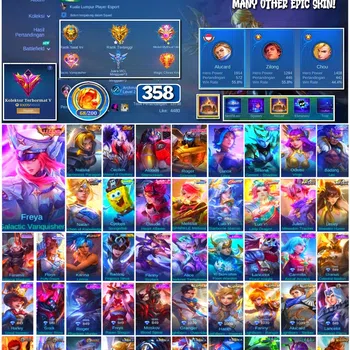 Mobile Legends: Bang Bang Collector #3507 358 Skins | Legend Freya | Collector Natalia image 1