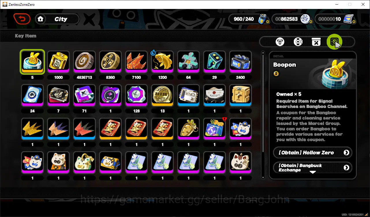 Zenless Zone Zero Accounts Others ASIA | Lvl 56 | Miyabi sign, Ye shunguang, Zhao, Lucia, Vivian, Yanagi MC Belle ZZZ09B 11