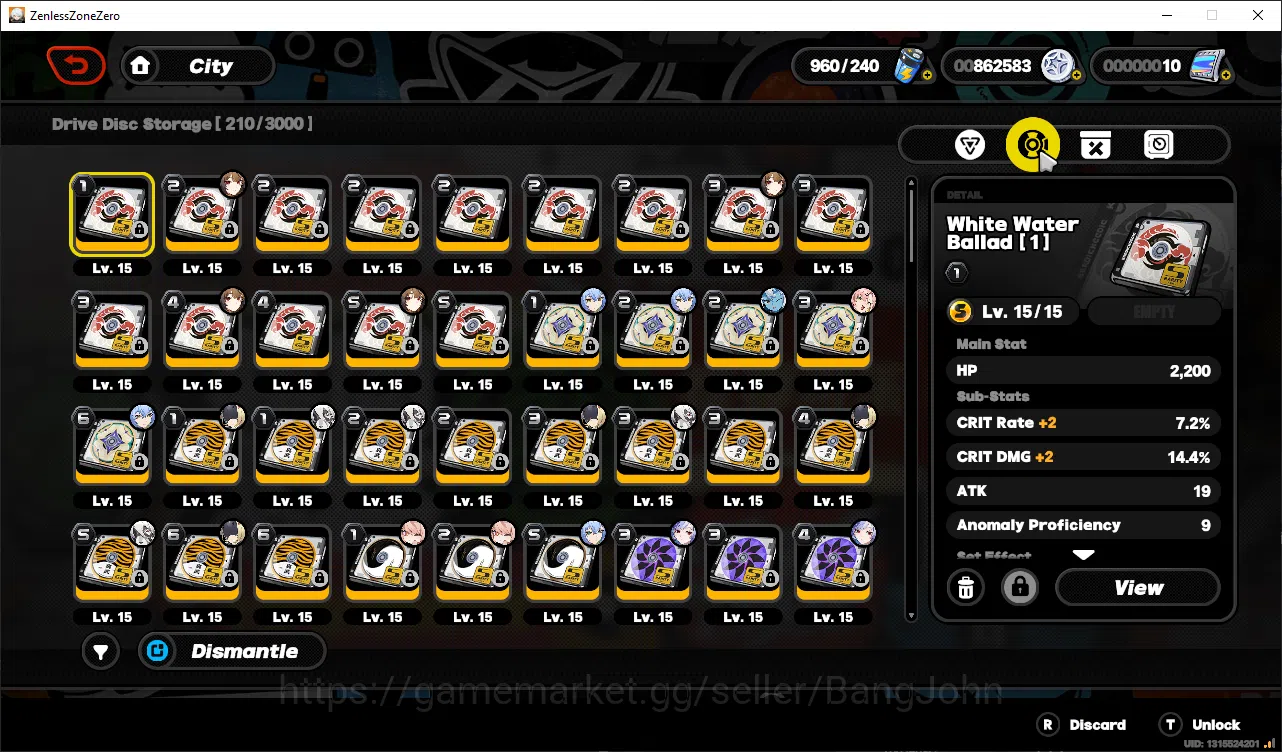 Zenless Zone Zero Accounts Others ASIA | Lvl 56 | Miyabi sign, Ye shunguang, Zhao, Lucia, Vivian, Yanagi MC Belle ZZZ09B 9