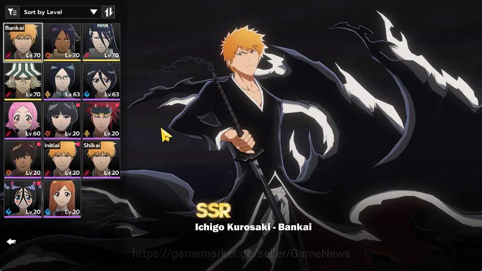 BLEACH: Soul Resonance Accounts Nuverse SEA|Lv 56 4 SSR (Ichigo+Sign,Byakuya+Sign, image 13