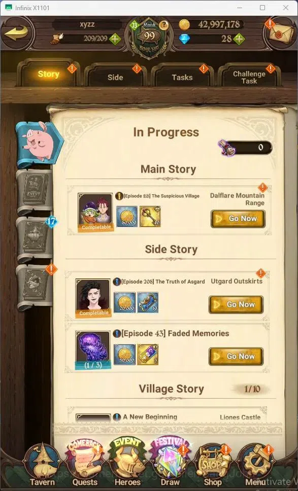 The Seven Deadly Sins: Grand Cross Accounts ASIA|5.38M CC|LR Mesis 3/6|UR KOP Tristan 3/6,Skul image 7