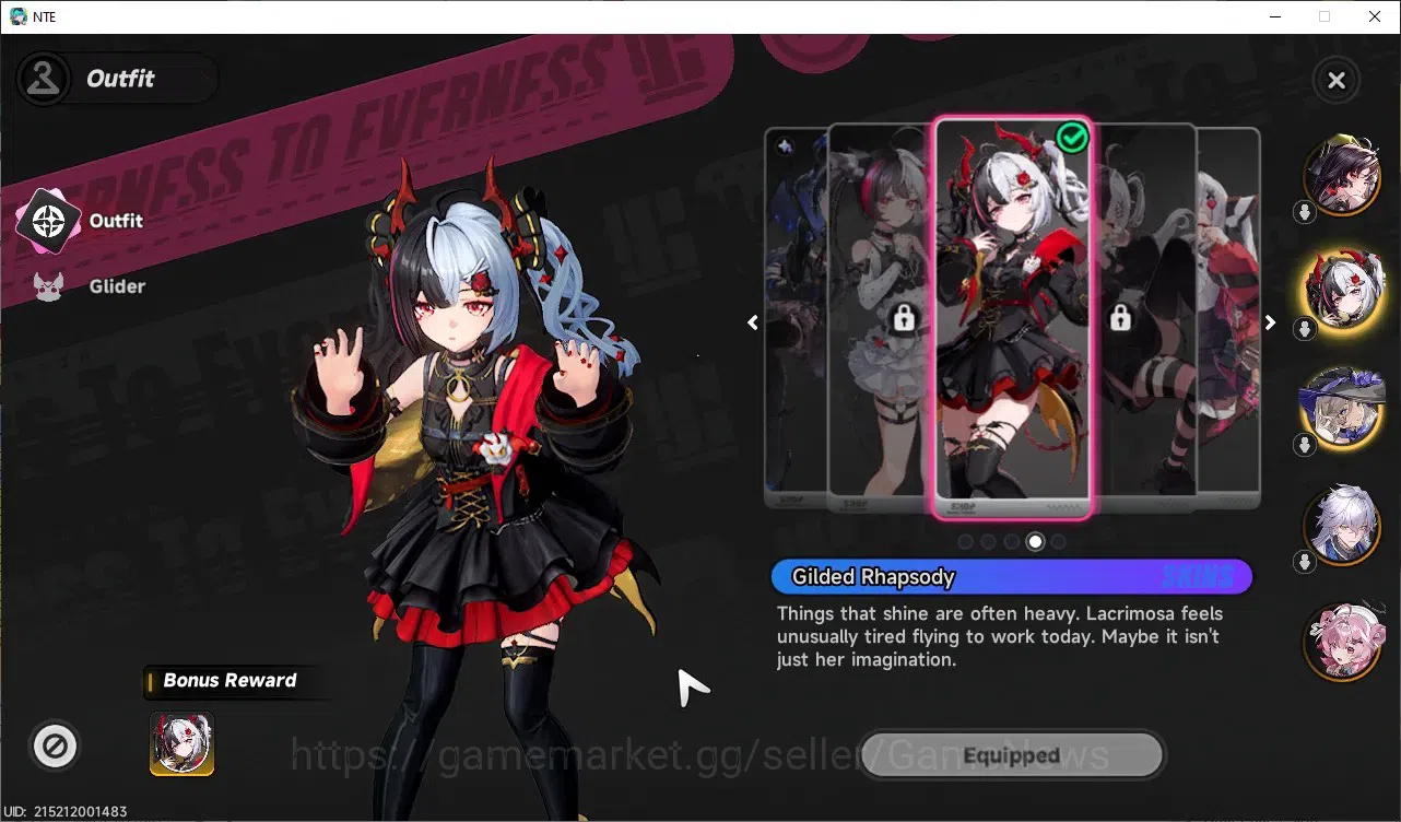 Neverness to Everness Accounts GLOBAL SEA|HL33|TL20|6SSR[Lacrimosa+Skins,Hotori,H image 4