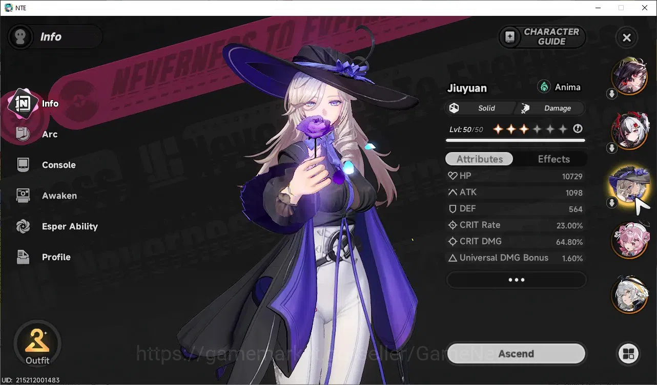 Neverness to Everness Accounts GLOBAL SEA|HL33|TL20|6SSR[Lacrimosa+Skins,Hotori,H image 7