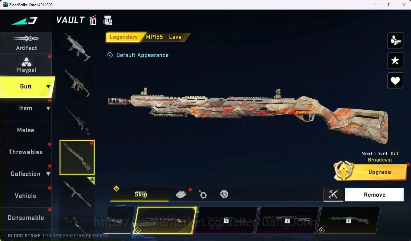 Blood Strike Accounts ASIA|Collab AK47-Sacred Axe Rhitta(7DS)|4 Legendar image 3