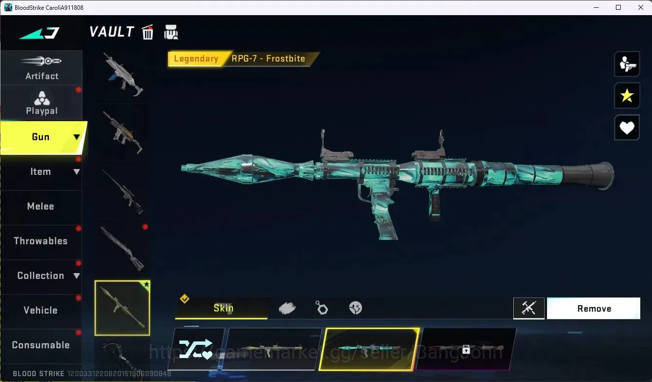 Blood Strike Accounts ASIA|Collab AK47-Sacred Axe Rhitta(7DS)|4 Legendar image 4