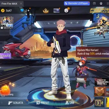 Free Fire Accounts Indonesia | Yuji Itadori collab bundle, Vault 241, image 1