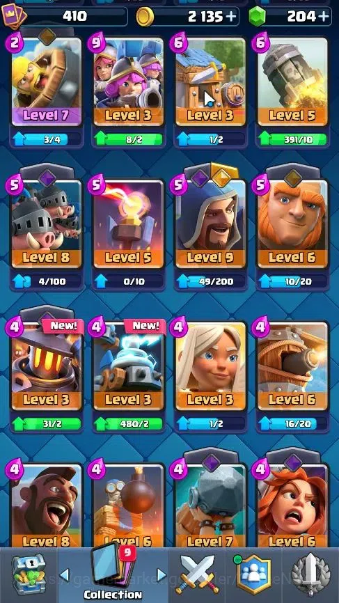 Clash Royale Accounts KTL 9|Trophy 3211|Card 61|1 Hero 3 EVO|3 Legend 9  image 15