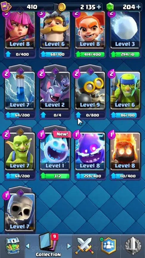 Clash Royale Accounts KTL 9|Trophy 3211|Card 61|1 Hero 3 EVO|3 Legend 9  image 18
