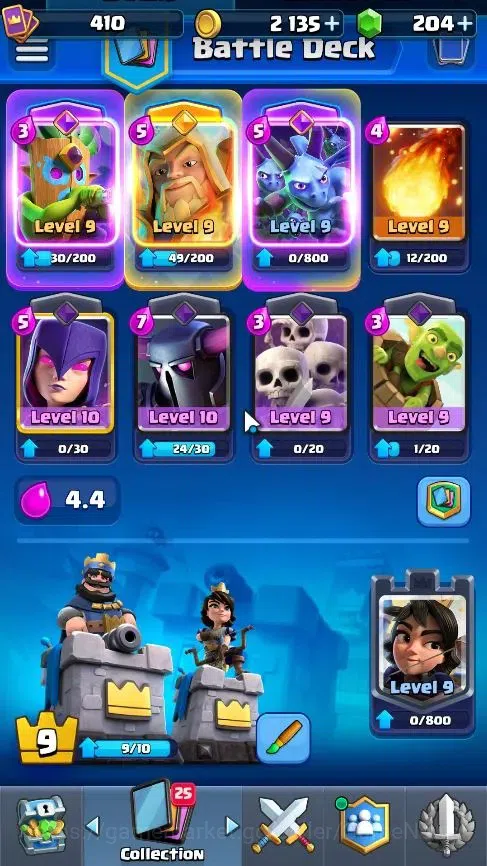Clash Royale Accounts KTL 9|Trophy 3211|Card 61|1 Hero 3 EVO|3 Legend 9  image 7