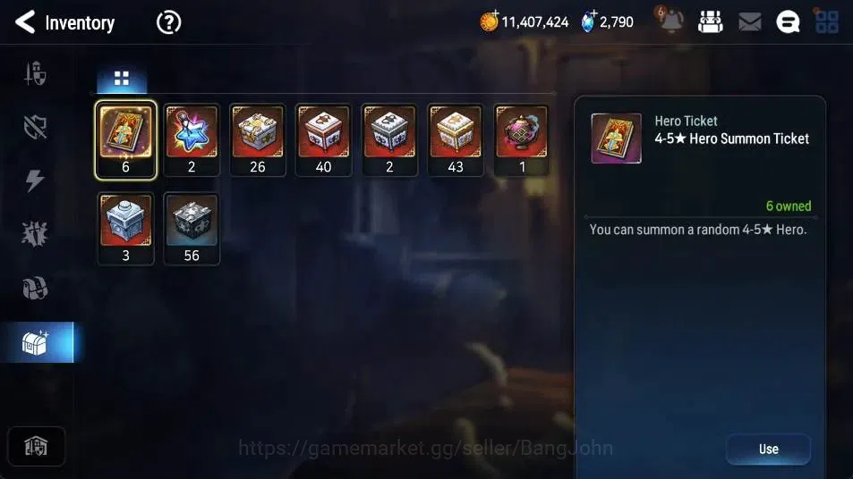 Epic Seven Accounts Limited Hero Global Unverif | 4 ML (ATywin,EIlynav,FLidica,SN Yulha)|PoH+Bless ON|SS 2.7K|Gold 15