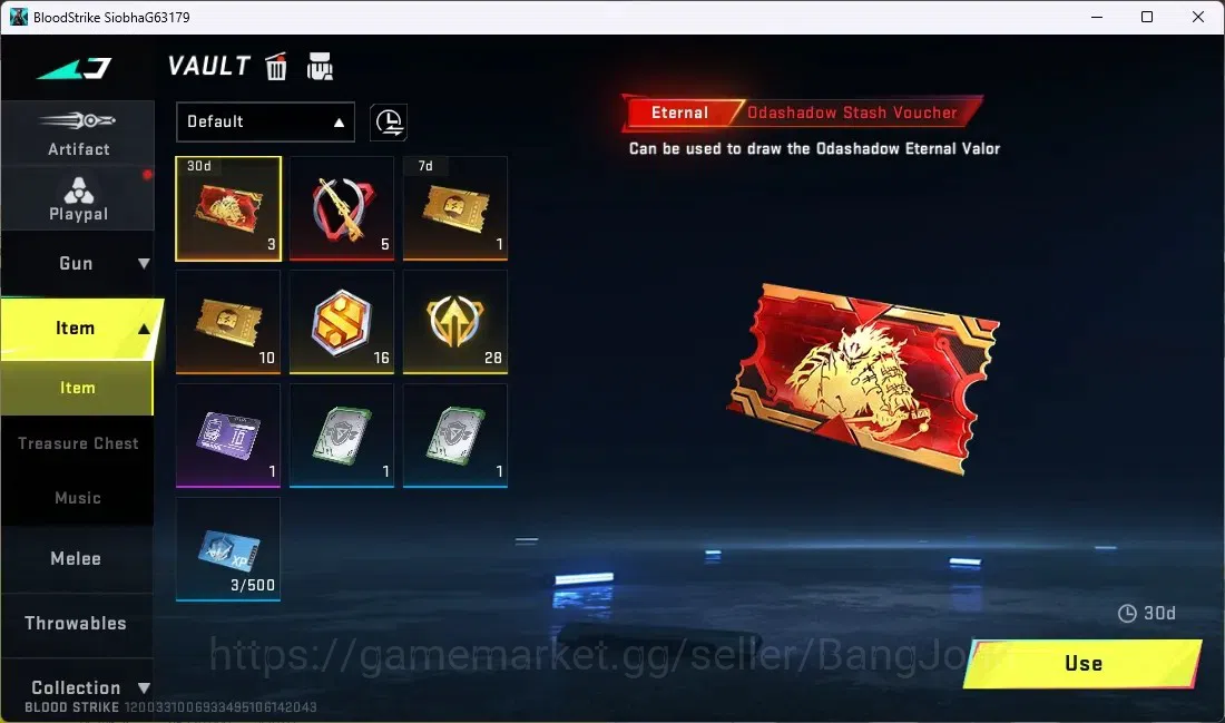 Blood Strike Accounts ASIA | 1 ULTRA MELEE: Talon Knife - Sanctum | 1 ET image 3