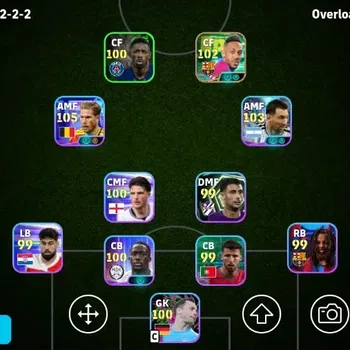 eFootball Accounts Others Mobile|PW 3120|Kevin De Bruyne Show T,Lionel Messi Show T,Marco Reus Epic,PE Aubameyang Epic,Raul