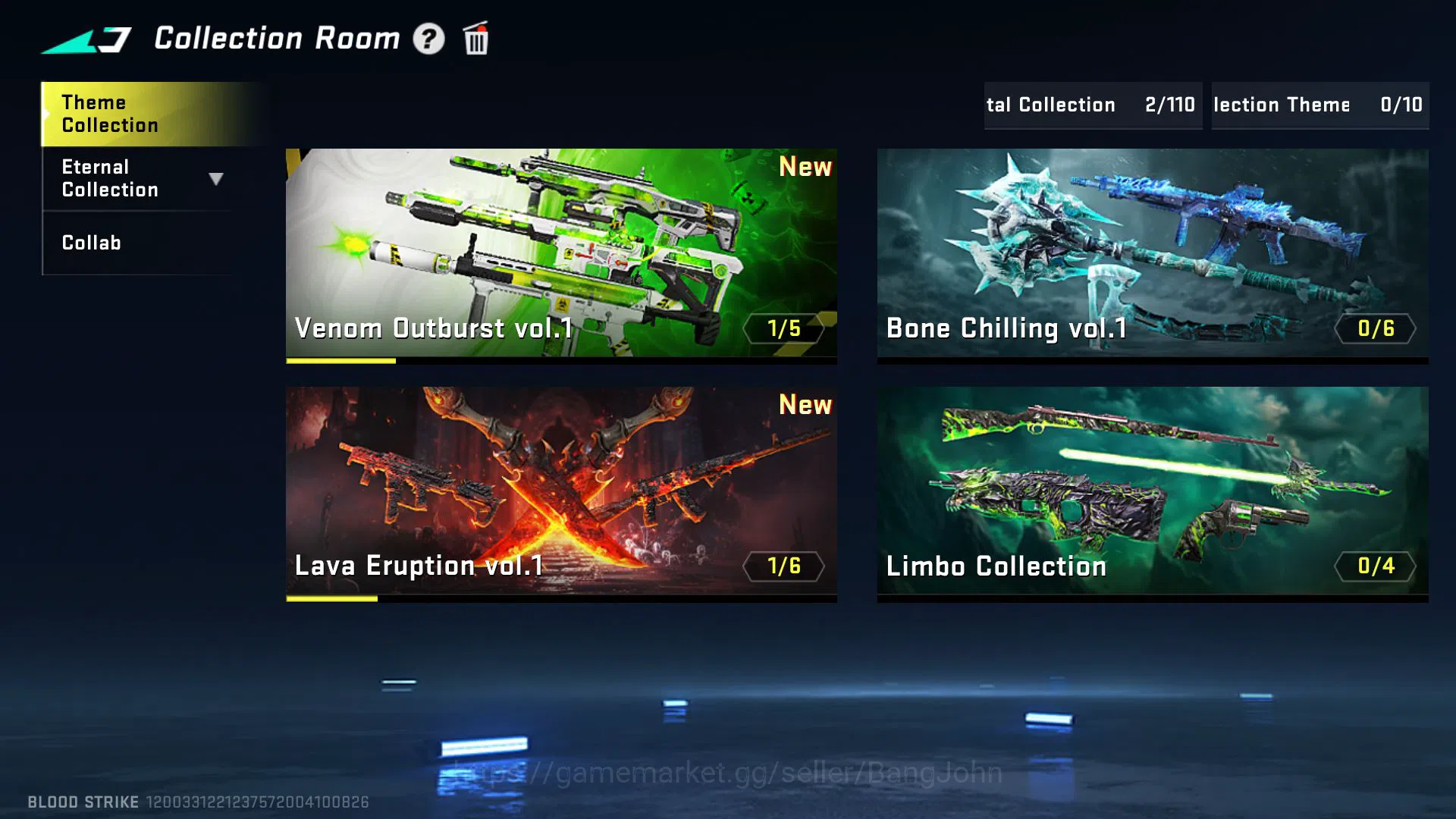 Blood Strike Accounts ASIA | LIMITED AR97 - Ascendant, LIMITED MP7 - Ver image 16