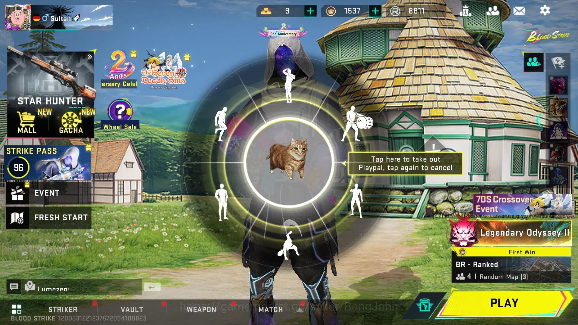 Blood Strike Accounts ASIA | LIMITED AR97 - Ascendant, LIMITED MP7 - Ver image 18
