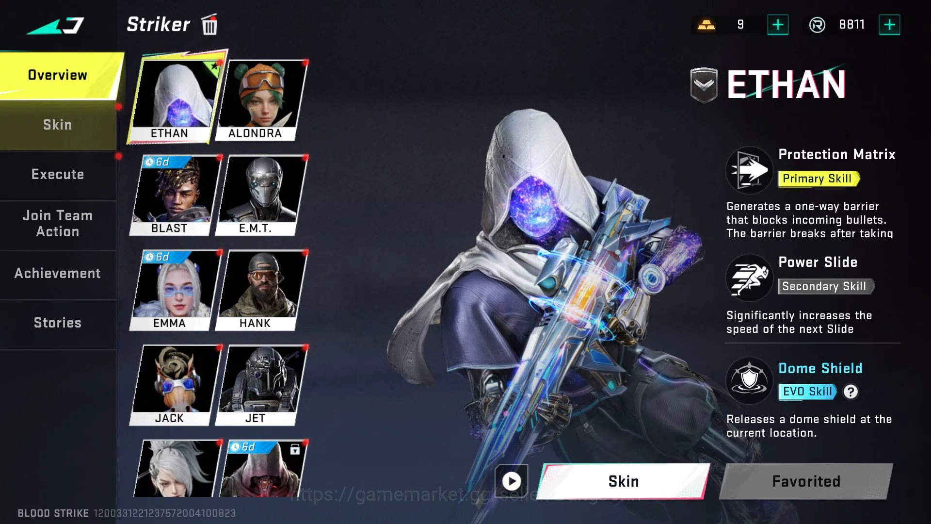 Blood Strike Accounts ASIA | LIMITED AR97 - Ascendant, LIMITED MP7 - Ver image 2
