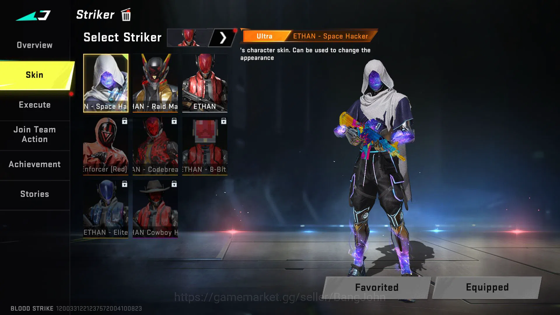 Blood Strike Accounts ASIA | LIMITED AR97 - Ascendant, LIMITED MP7 - Ver image 3