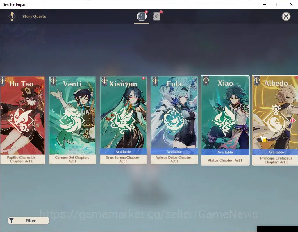 Genshin Impact Accounts ASIA|AR 55|4 Limited + 1 (*5Weapon)|Mavuika,Columb image 16