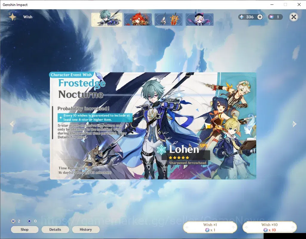Genshin Impact Accounts ASIA|AR 55|4 Limited + 1 (*5Weapon)|Mavuika,Columb image 9