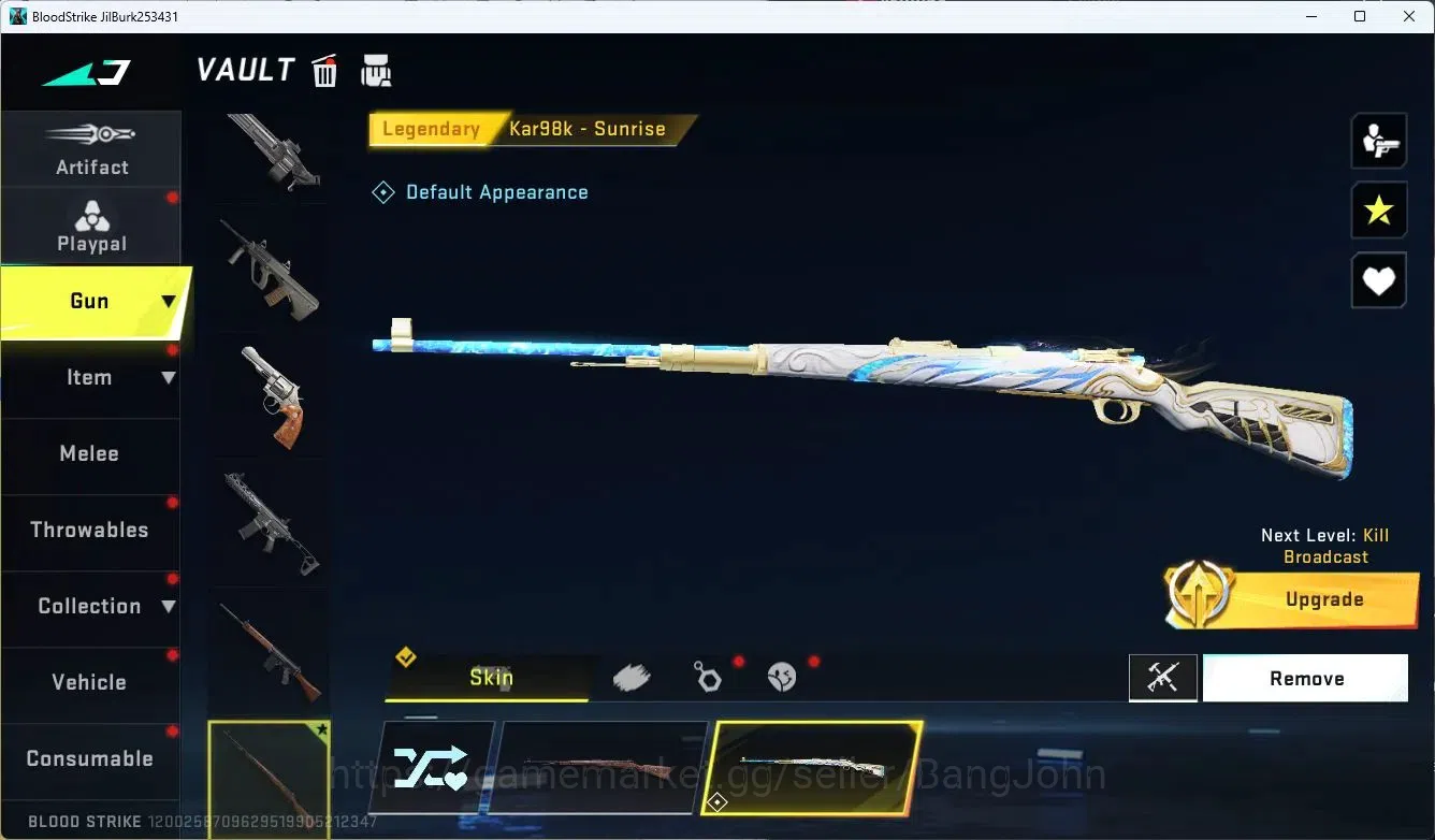 Blood Strike Accounts ASIA | Ultra ETHAN | 2 Legendary Guns | Ultra Skin image 5