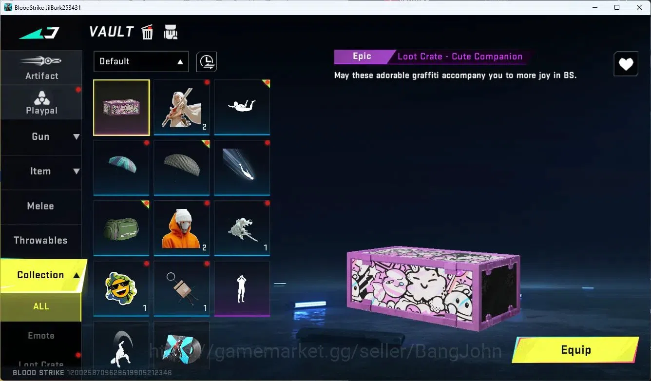 Blood Strike Accounts ASIA | Ultra ETHAN | 2 Legendary Guns | Ultra Skin image 8