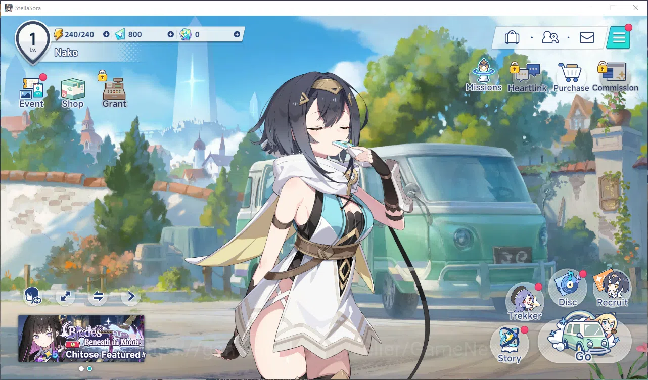 Stella Sora Accounts GLOBAL | Fresh Starter Chitose + Selector ON  + 10 STD Ticket | Log Yostar | Check SS (SSR704) 4