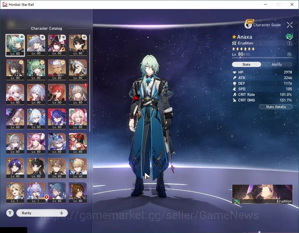 Honkai Star Rail Accounts Asia|TL 70|1 Golden|18 Limited|(Archer,Danil,Huohu image 4