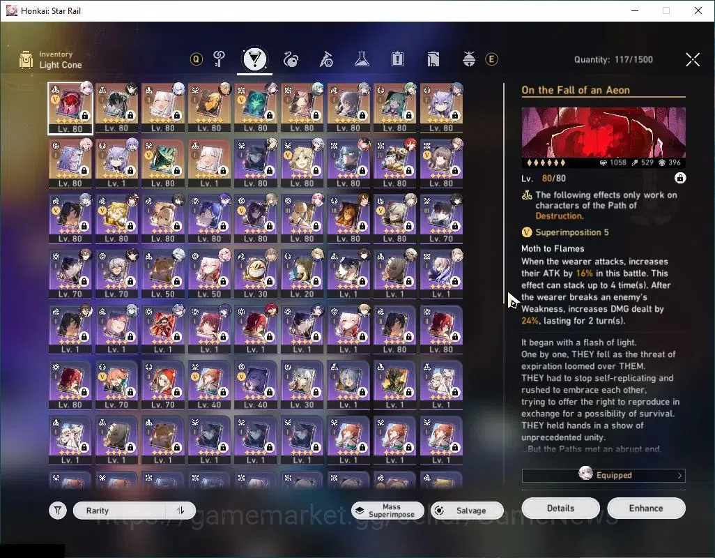 Honkai Star Rail Accounts Asia|TL 70|1 Golden|18 Limited|(Archer,Danil,Huohu image 7