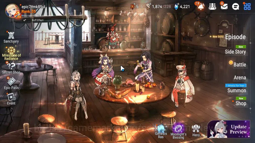 Epic Seven Accounts GBL Unverif|New Era|5ML(Salome,DB Senya,LH Cermia, image 1