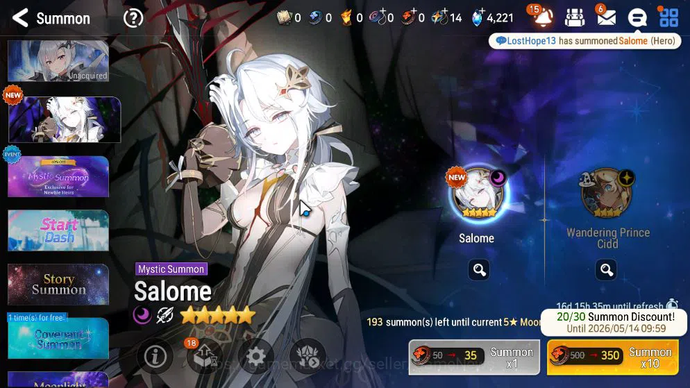 Epic Seven Accounts GBL Unverif|New Era|5ML(Salome,DB Senya,LH Cermia, image 14