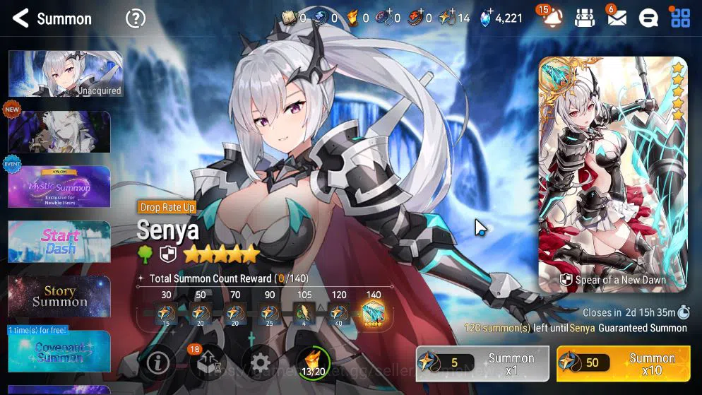 Epic Seven Accounts GBL Unverif|New Era|5ML(Salome,DB Senya,LH Cermia, image 15
