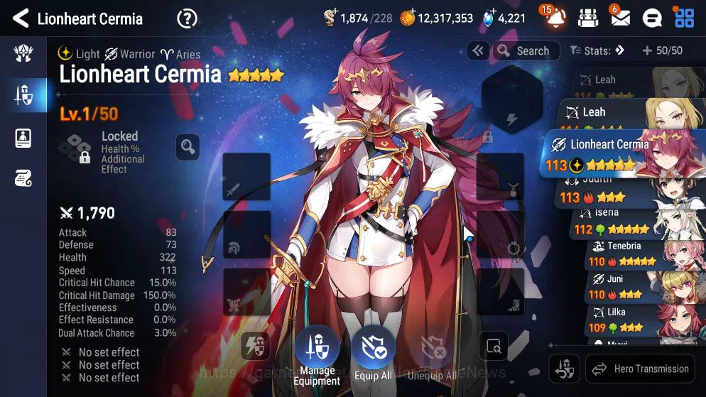 Epic Seven Accounts GBL Unverif|New Era|5ML(Salome,DB Senya,LH Cermia, image 3