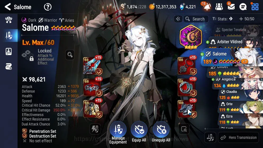 Epic Seven Accounts GBL Unverif|New Era|5ML(Salome,DB Senya,LH Cermia, image 4