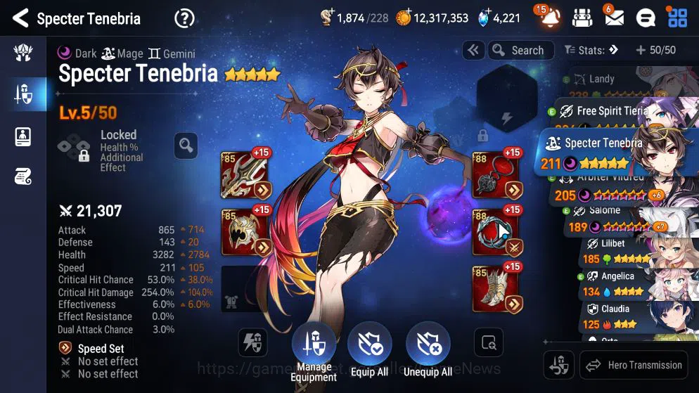 Epic Seven Accounts GBL Unverif|New Era|5ML(Salome,DB Senya,LH Cermia, image 5