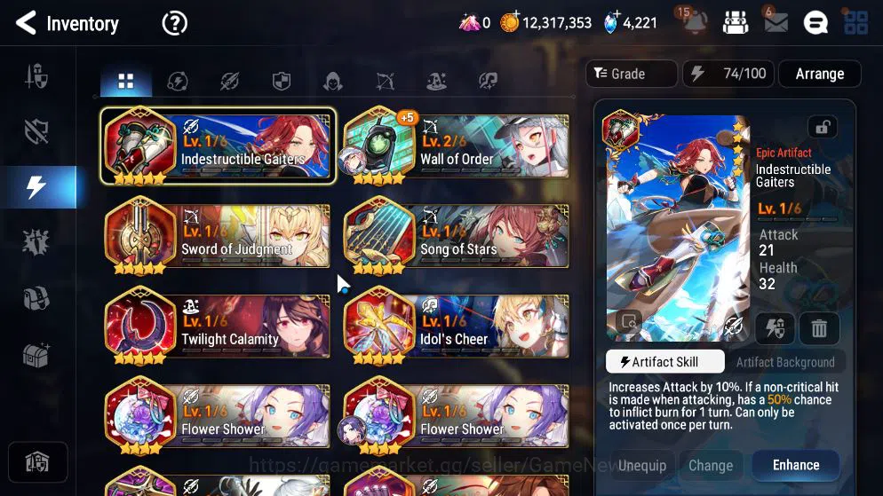 Epic Seven Accounts GBL Unverif|New Era|5ML(Salome,DB Senya,LH Cermia, image 9