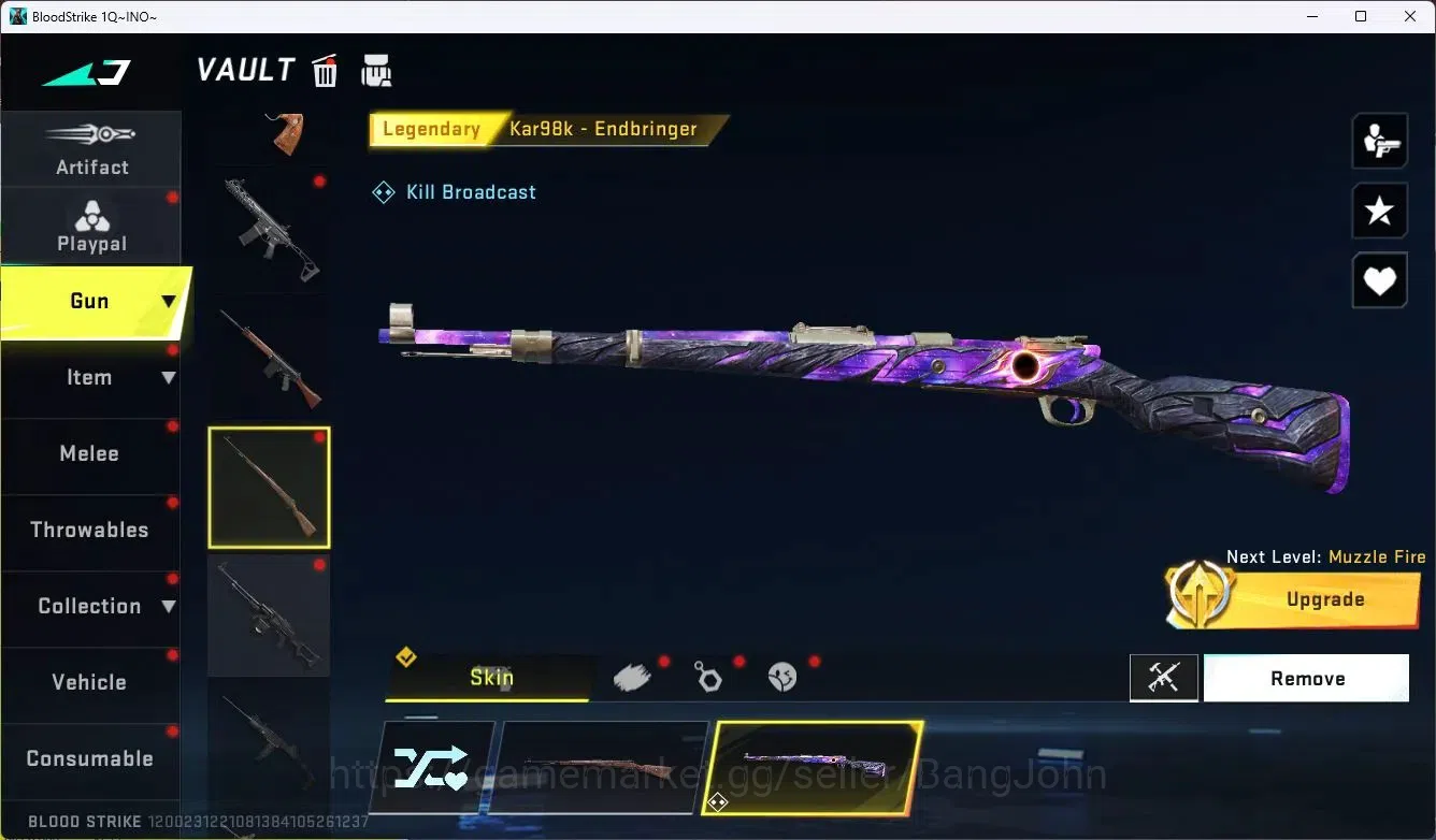 Blood Strike Accounts ASIA |Eternal Desert Eagle-Scorpius|3 Legendary Gu image 4