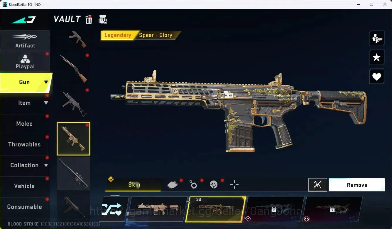 Blood Strike Accounts ASIA |Eternal Desert Eagle-Scorpius|3 Legendary Gu image 5