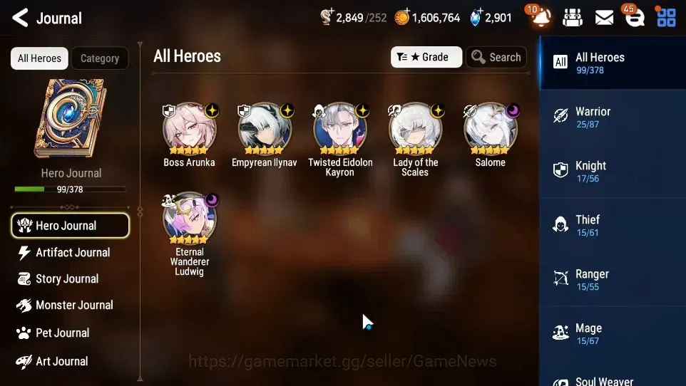 Epic Seven Accounts GLOBAL Unverif|6 ML(Salome,LOT Scales,BArunka,Etc) image 6