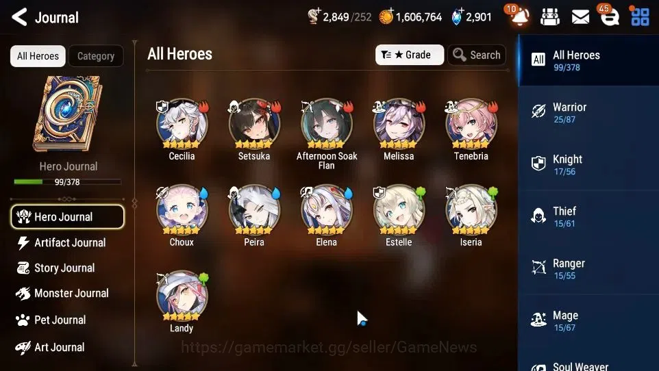 Epic Seven Accounts GLOBAL Unverif|6 ML(Salome,LOT Scales,BArunka,Etc) image 7