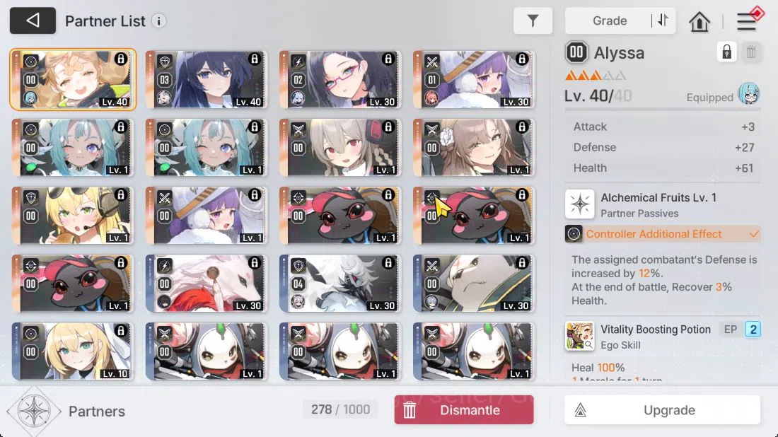Chaos Zero Nightmare Accounts Global Lv 37|5 SSR[Nine,Narja,Khalipe,Meilin,Haru]+10 SR(TressaM2,ReiM5,BerylM5,Etc)|Log 5