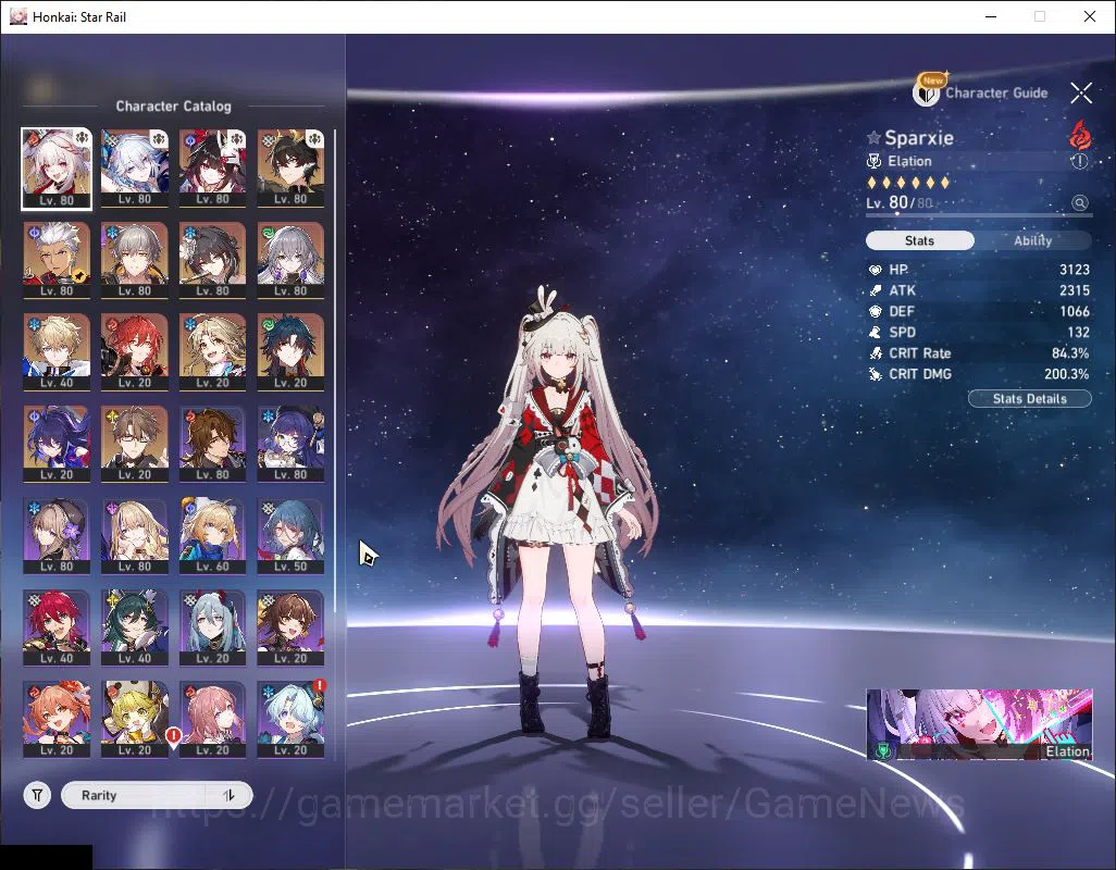 Honkai Star Rail Accounts Asia|TL 67|Sparxie Prem Team|6 Limited|[Sparxie E5 image 4