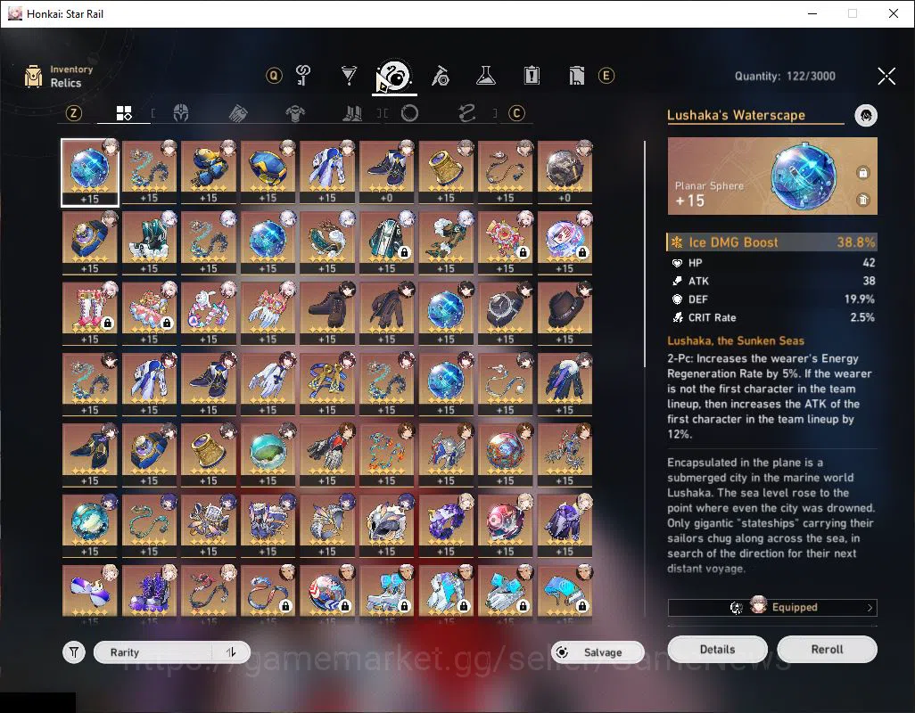 Honkai Star Rail Accounts Asia|TL 67|Sparxie Prem Team|6 Limited|[Sparxie E5 image 8