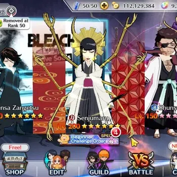 Bleach: Brave Souls Accounts Starter Global|48K BP+9k Orb|FreshStory|SenjumaruTYBW25|Shunsui TYBW|Aizen 6th|Tensa