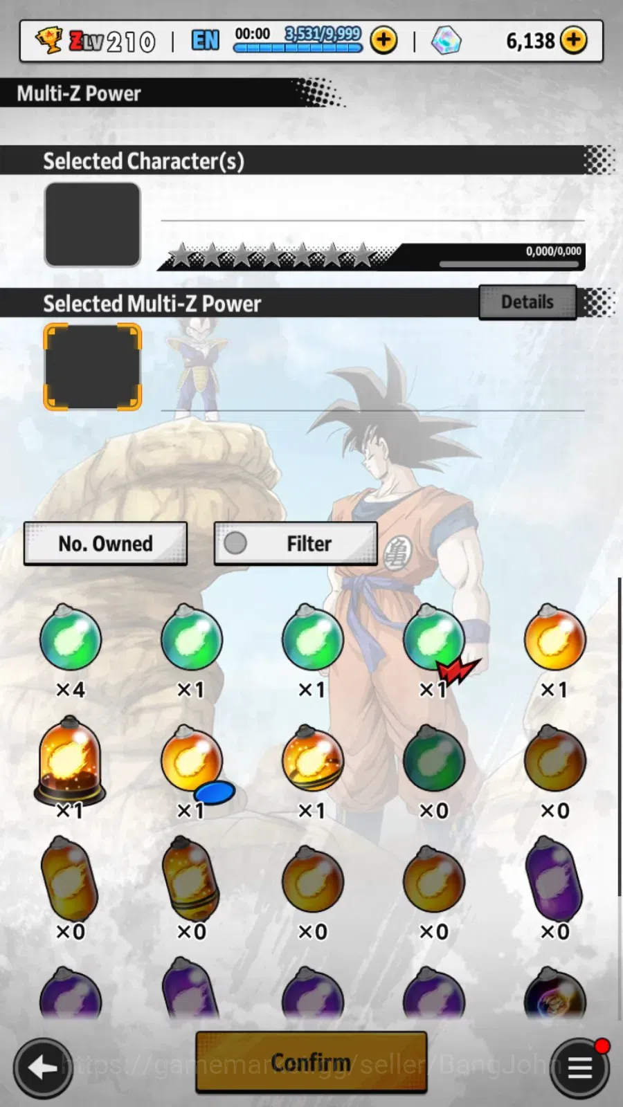 Dragon Ball Legends Accounts Android | Lvl 210|644M Total Power|6.1K CC|4 LR|7  image 11
