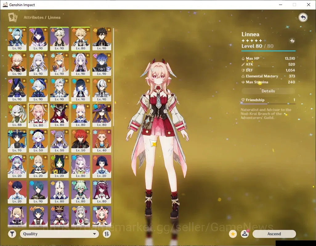 Genshin Impact Accounts ASIA|AR 60|PremTeam Skirk,Flins,Neuvil,Arle|18 Lim image 15